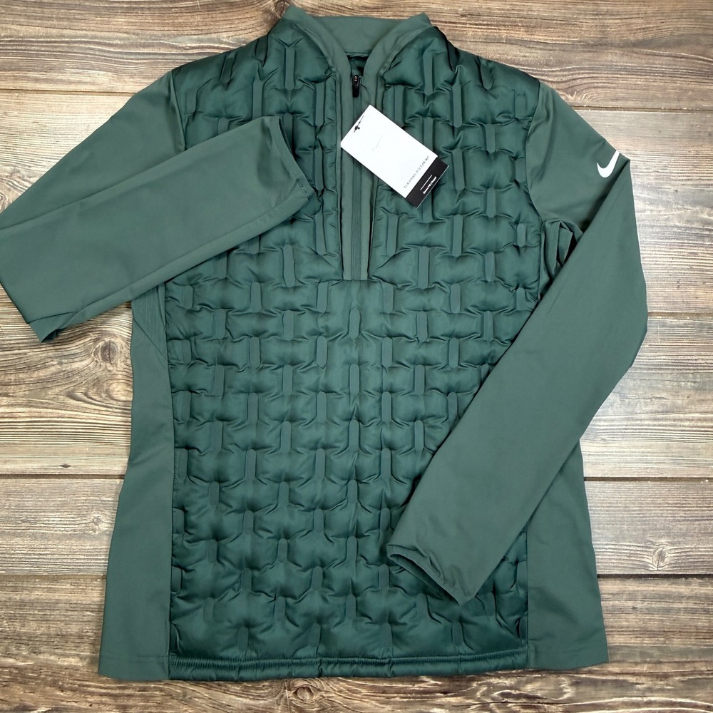 Nike Women SMALL Golf Therma-FIT ADV Jacket Green Down Fill Repel DX6082-338 NWT